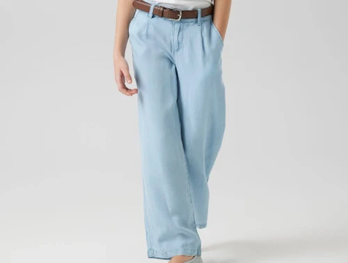 Name It cowboybukser lys blå denim lyocell